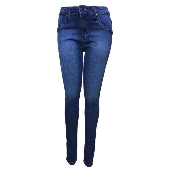 Calça Jeans Skinny Feminina Cintura Alta Azul - Anticorpus